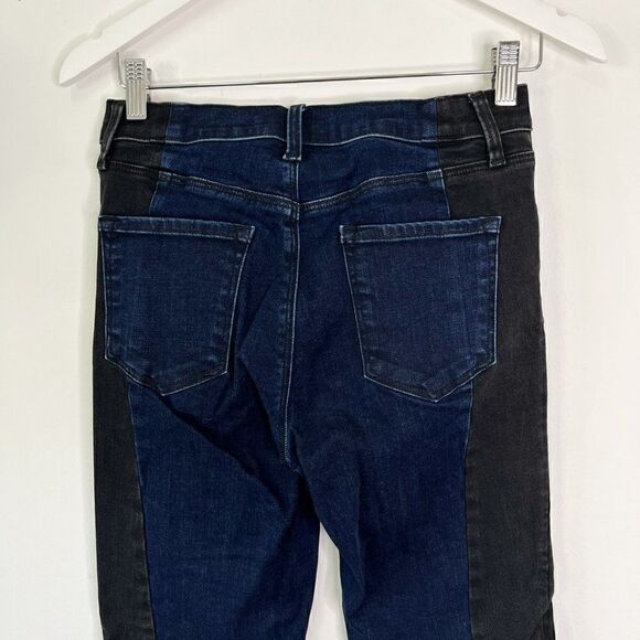 J Brand Ruby High Rise Cigarette Raw Hem Crop Jeans in Duality - Picture 6 of 10